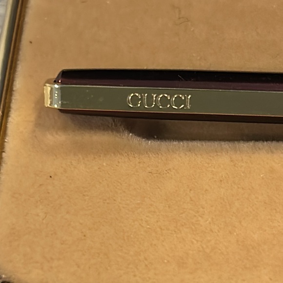 Vintage Gucci Ballpoint Pen Sherry Line, In Case With Box, NWOT - Picture 6 of 16